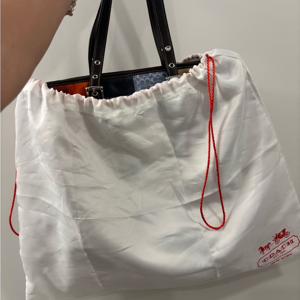 Coach Multicolor Patchwork Shoulder Bag - Picture 3 of 4